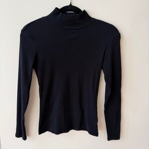 H&M Black Turtleneck Top